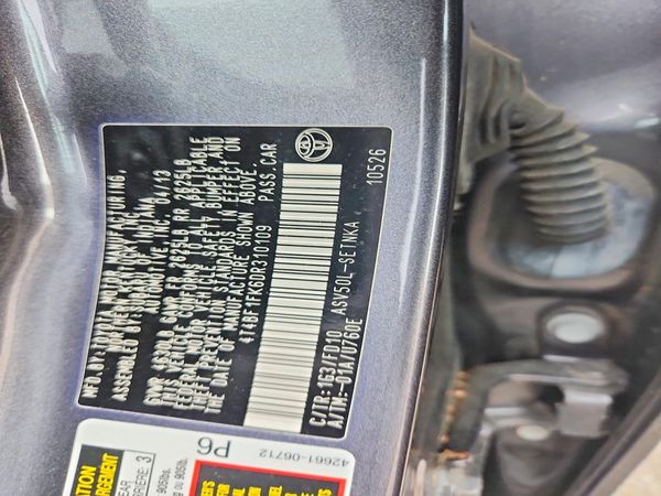 2013 TOYOTA CAMRY