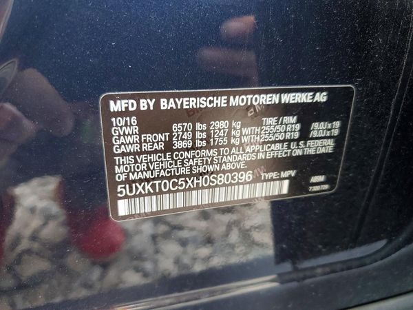 2017 BMW X5