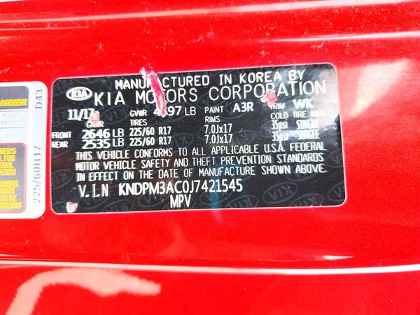 2018 KIA SPORTAGE QL