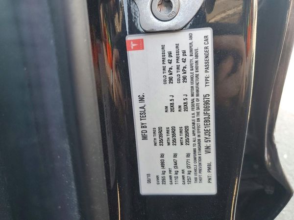 2018 TESLA MODEL 3