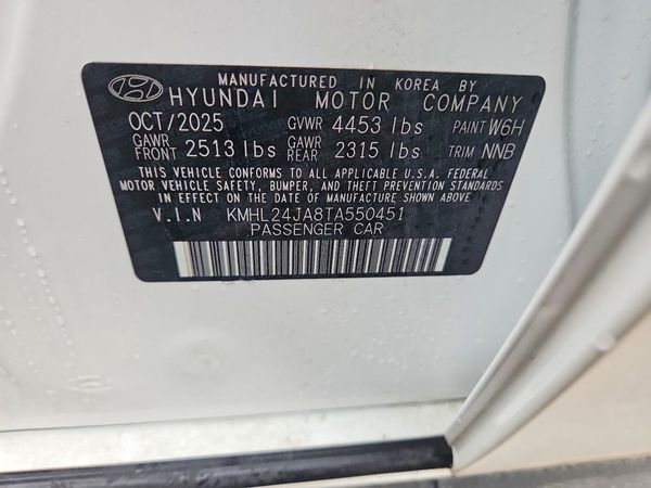 2026 HYUNDAI SONATA SE