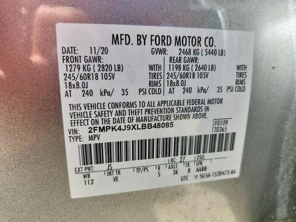 2020 FORD EDGE SEL