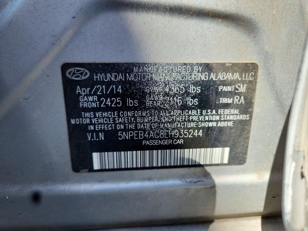 2014 HYUNDAI SONATA GLS/ GLS Popular