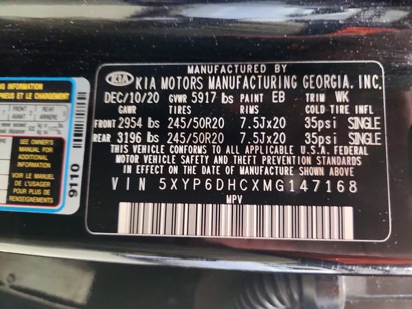 2021 KIA TELLURIDE S