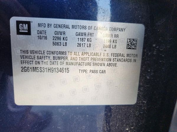 2017 CADILLAC XTS