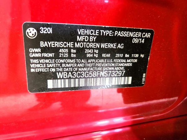 2015 BMW 320 xDrive SA