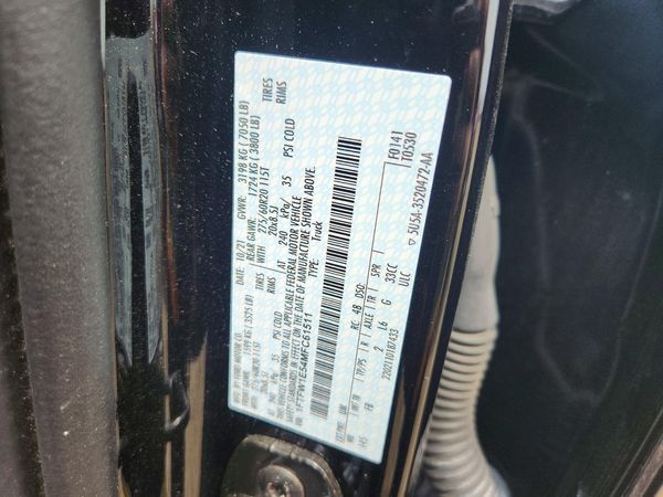 2021 FORD F150