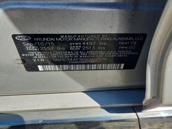 2016 HYUNDAI SONATA