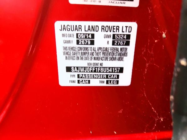 2015 JAGUAR XF Sport & Portfolio — VINS