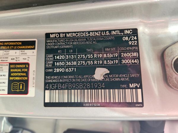 2025 MERCEDES-BENZ GLE GLE350 4MATIC