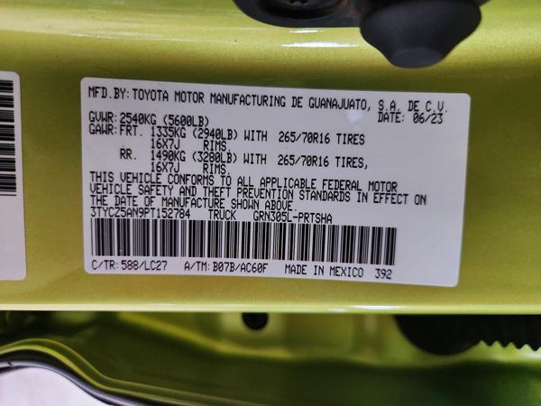 2023 TOYOTA TACOMA