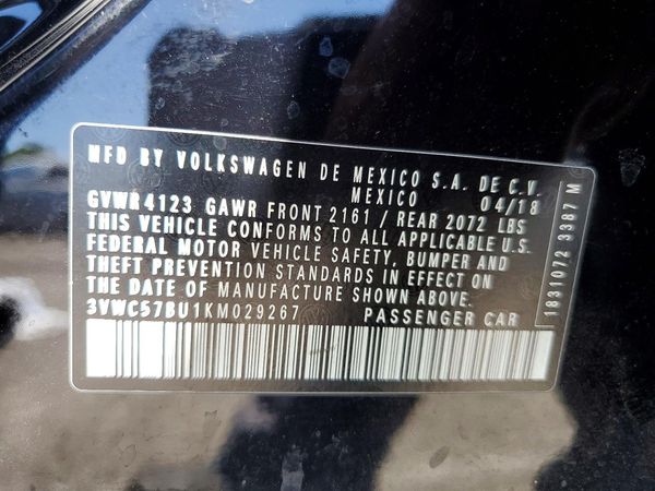 2019 VOLKSWAGEN JETTA S, SE, R-Line