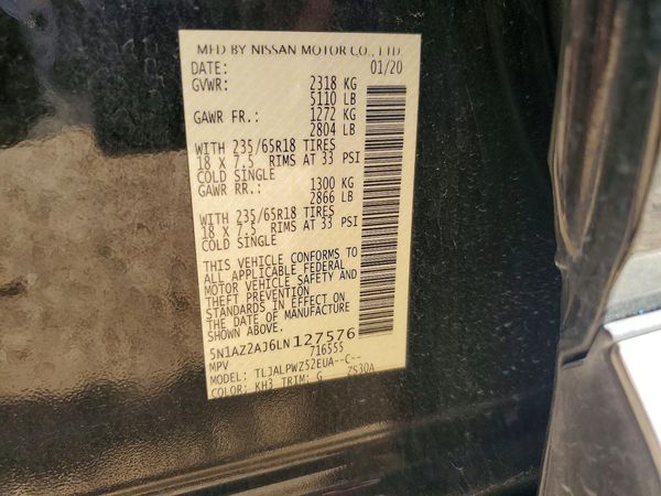 2020 NISSAN MURANO S
