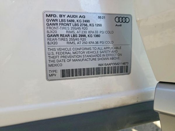2021 AUDI Q5