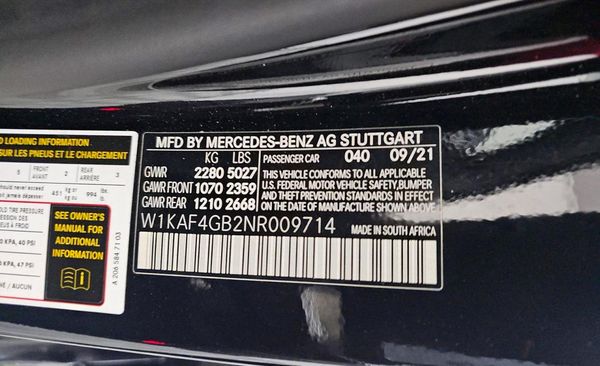 2022 MERCEDES-BENZ C C300