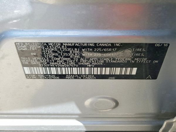 2016 TOYOTA RAV4