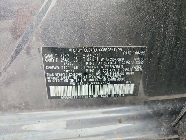 2025 SUBARU CROSSTREK