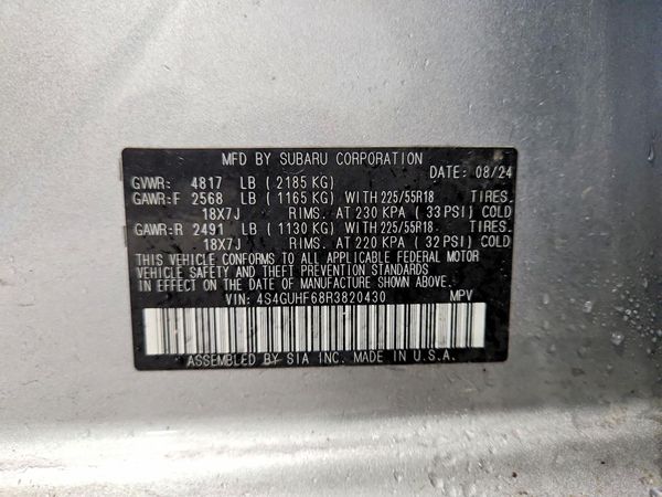 2024 SUBARU CROSSTREK Sport