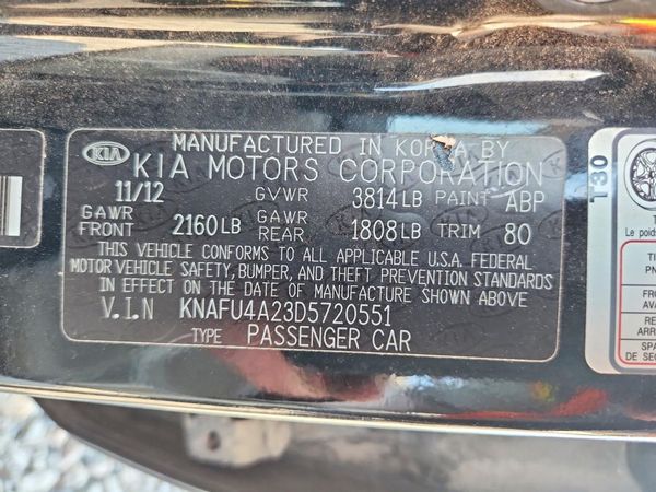 2013 KIA FORTE