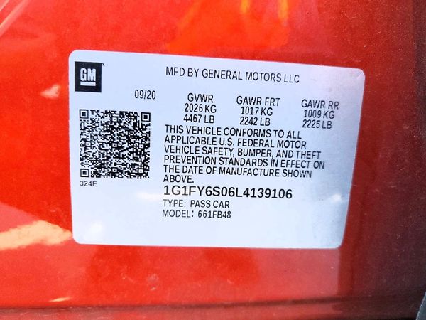 2020 CHEVROLET BOLT EV LT