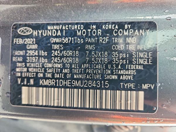 2021 HYUNDAI PALISADE