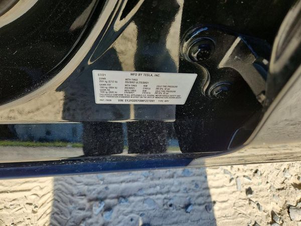 2021 TESLA MODEL Y
