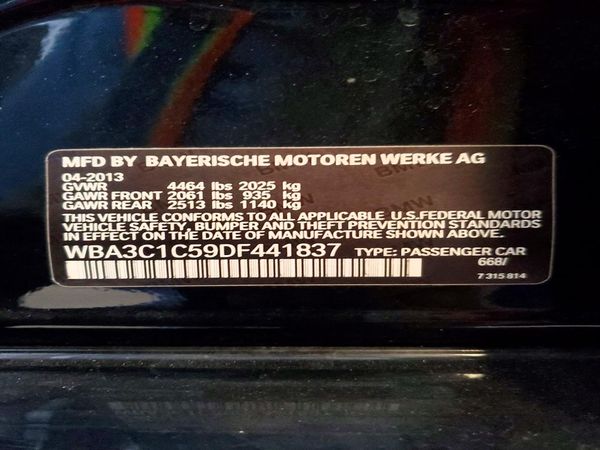 2013 BMW 3-SERIES 328I 4D SED