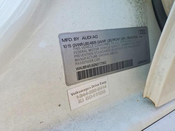 2016 AUDI A4 S Line quattro Premium