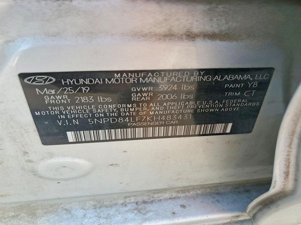 2019 HYUNDAI ELANTRA