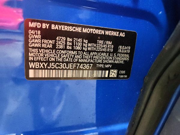 2018 BMW X2