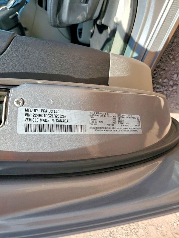 2020 CHRYSLER VOYAGER LXI