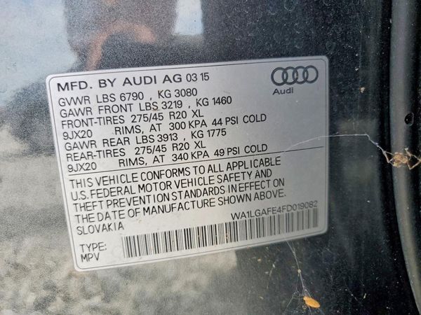 2015 AUDI Q7 Premium Plus