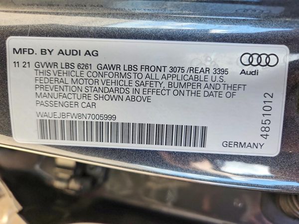 2022 AUDI E-TRON GT quattro Prestige