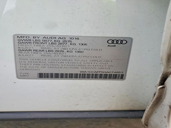 2017 AUDI SQ5