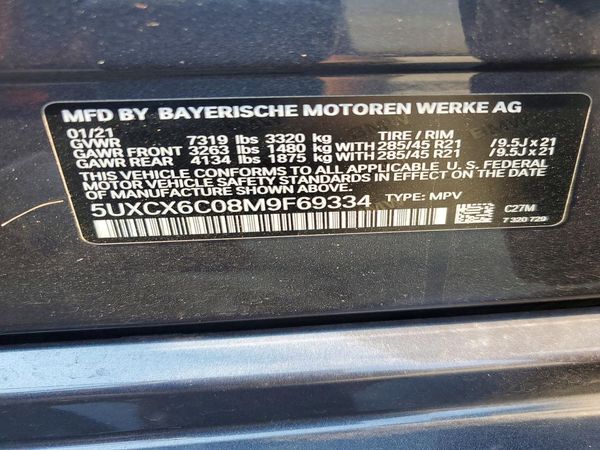 2021 BMW X7 M50i