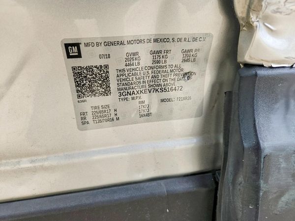 2019 CHEVROLET EQUINOX LT (1LT)