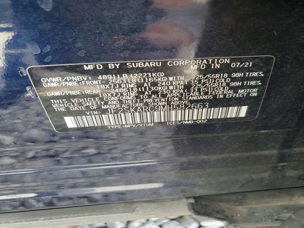 2021 SUBARU FORESTER Sport