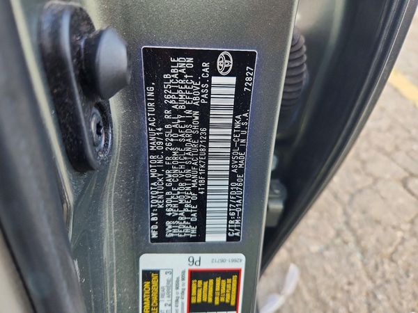 2014 TOYOTA CAMRY