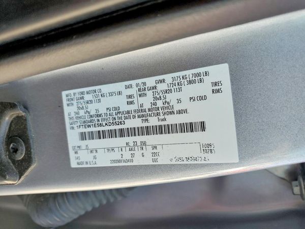 2020 FORD F150