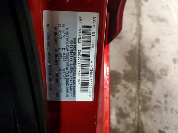 2016 MAZDA 6 Grand Touring/GT
