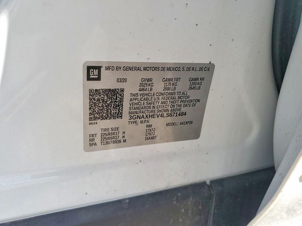 2020 CHEVROLET EQUINOX LS