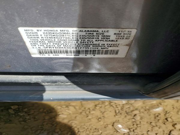 2016 ACURA MDX Tech