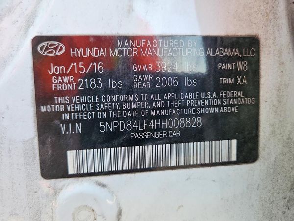 2017 HYUNDAI ELANTRA