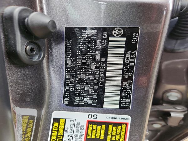 2018 TOYOTA CAMRY LE Hybrid
