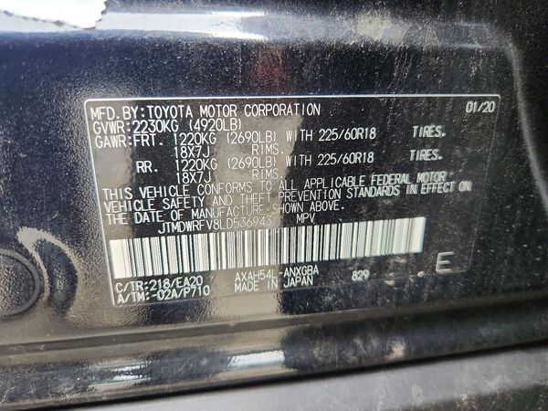 2020 TOYOTA RAV4