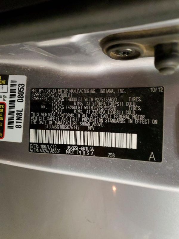 2013 TOYOTA SEQUOIA Limited