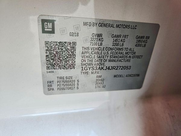 2018 CADILLAC ESCALADE