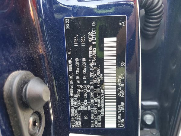 2022 TOYOTA HIGHLANDER