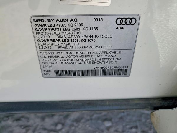 2018 AUDI Q3