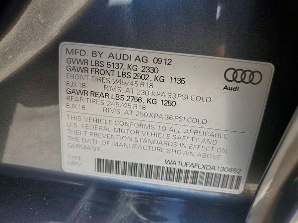 2013 AUDI A4 ALLROAD